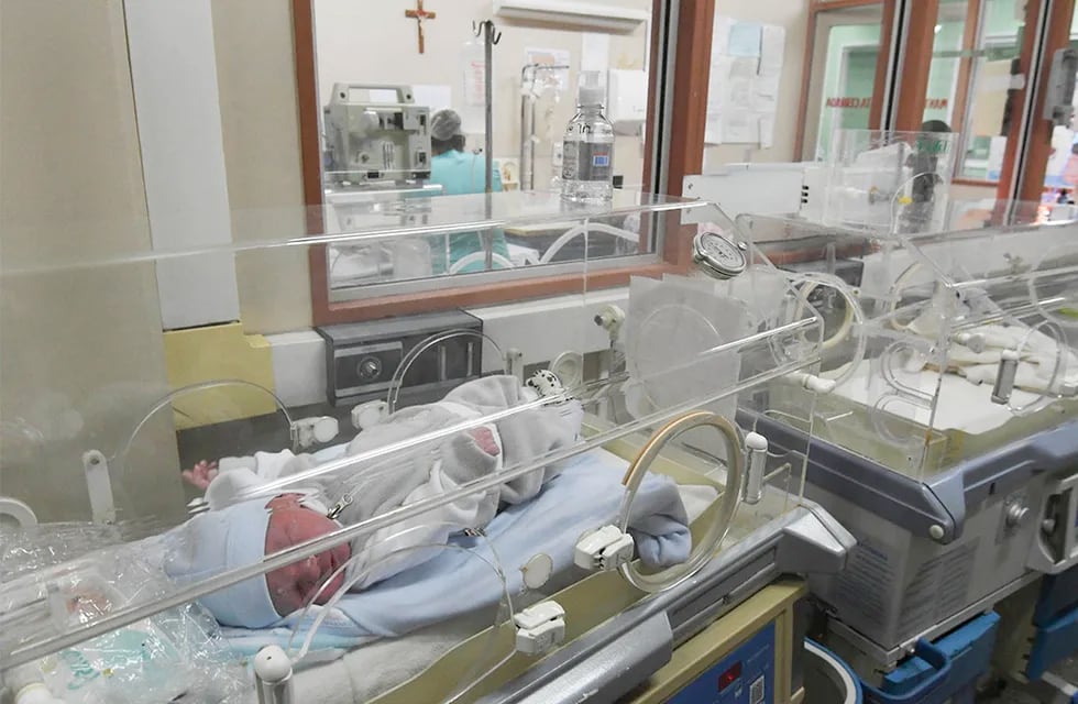 Neonatologia del hospital Lagomaggiore. Foto: Orlando Pelichotti/ Los Andes