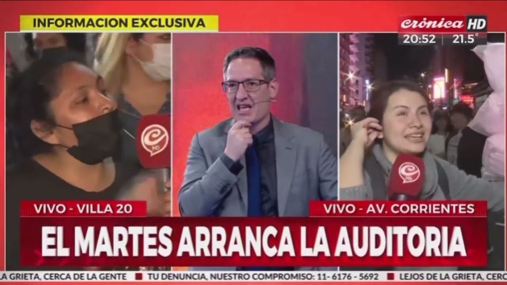 Brenda Uliarte (23), la novia de Fernando Sabag Montiel, en Crónica TV días antes del ataque a Cristina Kirchner (Captura TV)