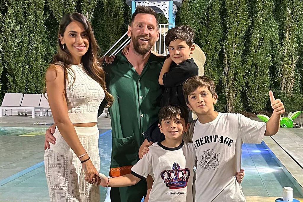¡Feliz 2023! El festejo de Leo Messi y su familia fue furor en las redes. (Instagram /leomessi)