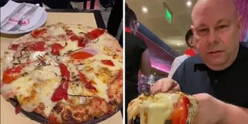 Un influencer estadounidense fue a una popular pizzería de Argentina y en la reseña cometió un error que no le dejaron pasar