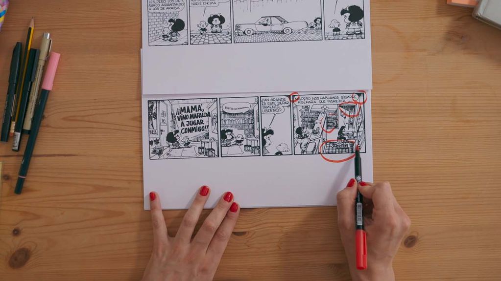 Serie documental "Releyendo Mafalda" de Disney+ (prensa Disney)