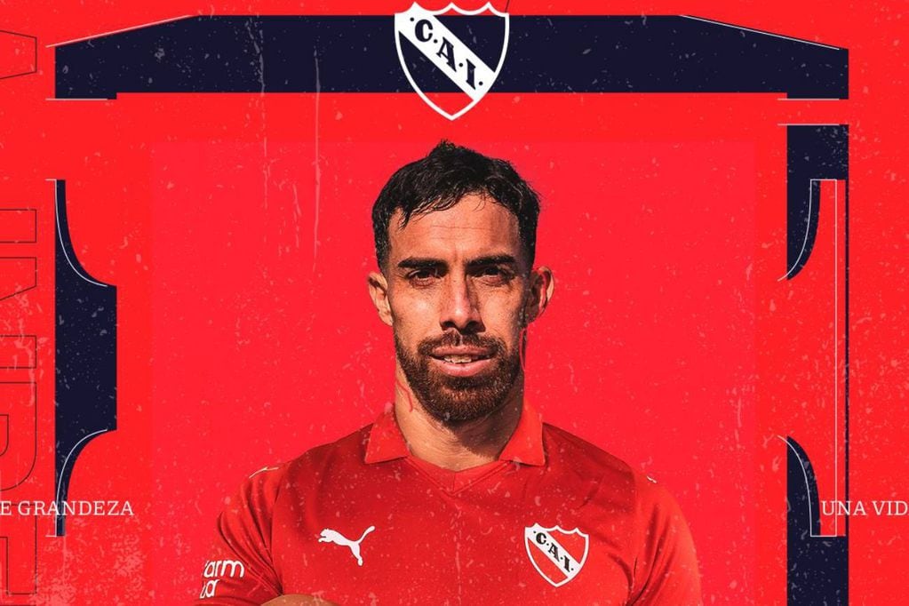 Gabriel Ávalos fue anunciado por Independiente como refuerzo (Prensa CAI)