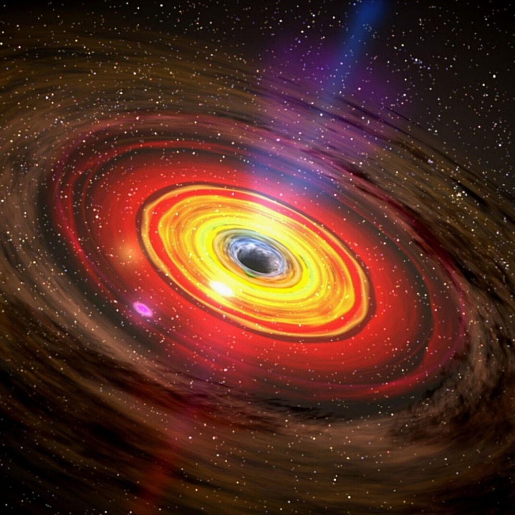 Las ondas sonoras pueden propagarse a través del cúmulo de gas en los agujeros negros. 