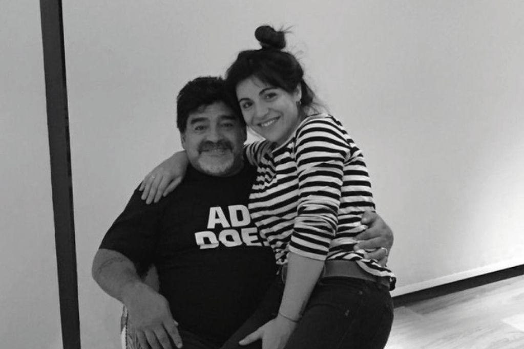 Gianinna y Diego Maradona. (Instagram @giamaradona)