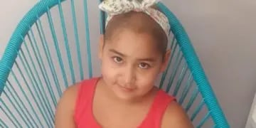 Tania, la valiente guerrera de Tunuyán, tene 11 años y  padece Leucemia Mieloblástica Aguda