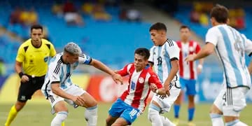 Paraguay - Argentina en el Campeonato Sudamericano Sub'20