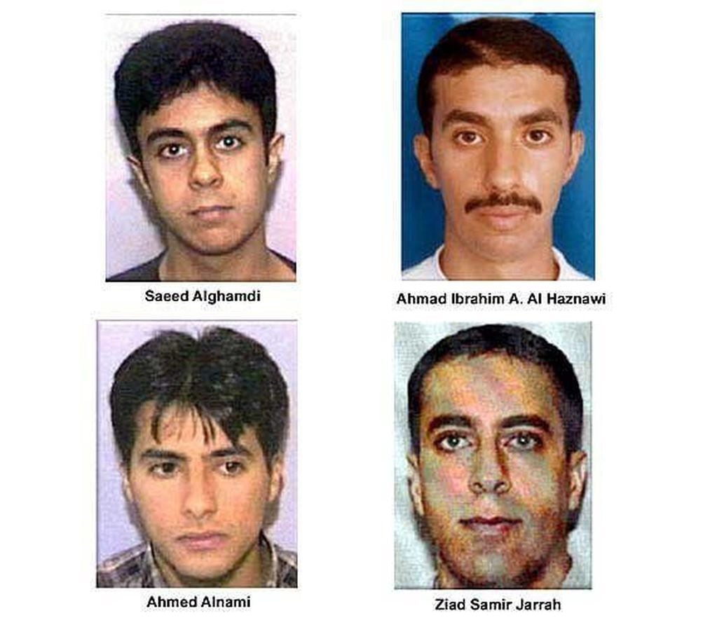Los cuatro secuestradores del vuelo 93 (11-S)  