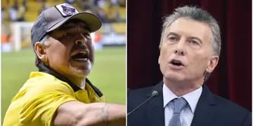 Maradona y Macri