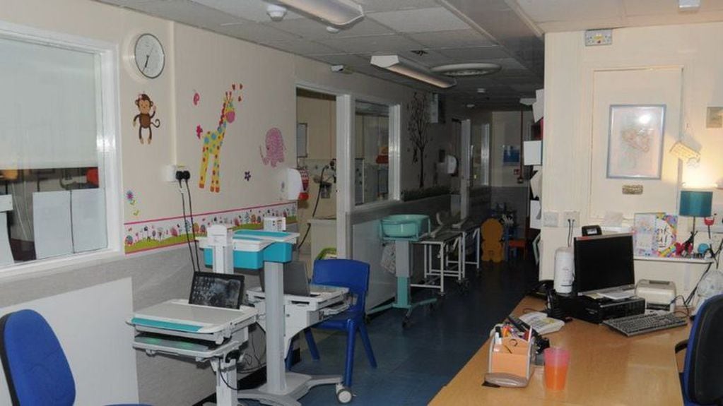 Unidad neonatal del Hospital Countess of Chester, espacio en el que trabajaba Letby. Foto: Policía de Cheshire
