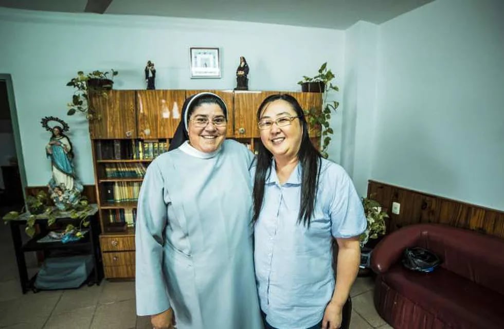Las monjas Asunción Martínez y Kumiko Kosaca, dos de las 9 imputadas en el segundo juicio por abusos en el Próvolo. / archivo