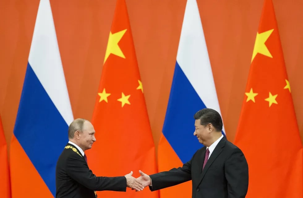 Vladimir Putin y Xi Jinping, presidentes de Rusia y China respectivamente.