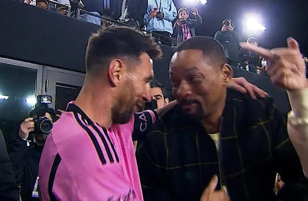 El encuentro entre Lionel Messi y Will Smith