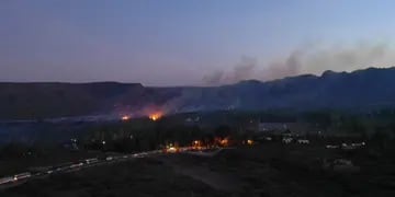 Incendio en Valle Grande