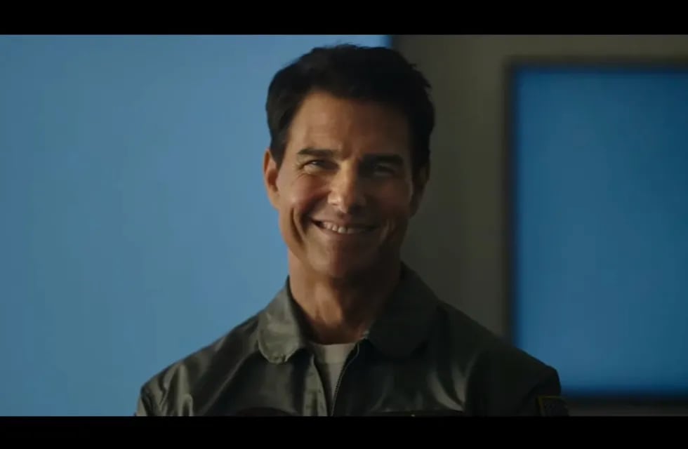 Imagen de "Top Gun Maverick" con Tom Cruise. (Captura)