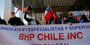Huelga minera en Chile