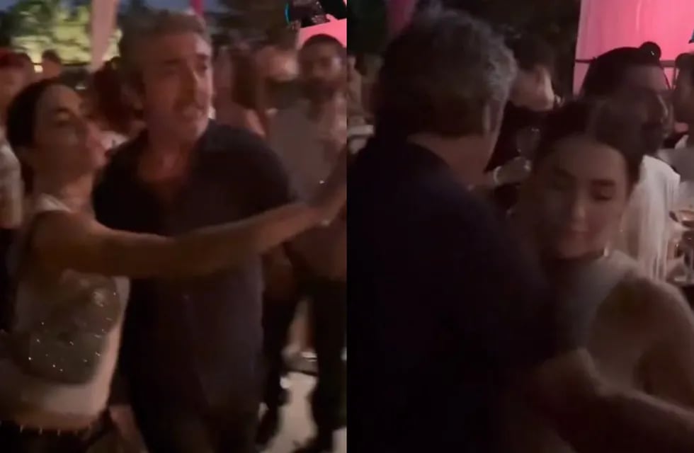 Lali Espósito y Ricardo Darín revolucionaron la pista de baile en el cumpleaños de Fito Páez. Foto: captura de pantalla.