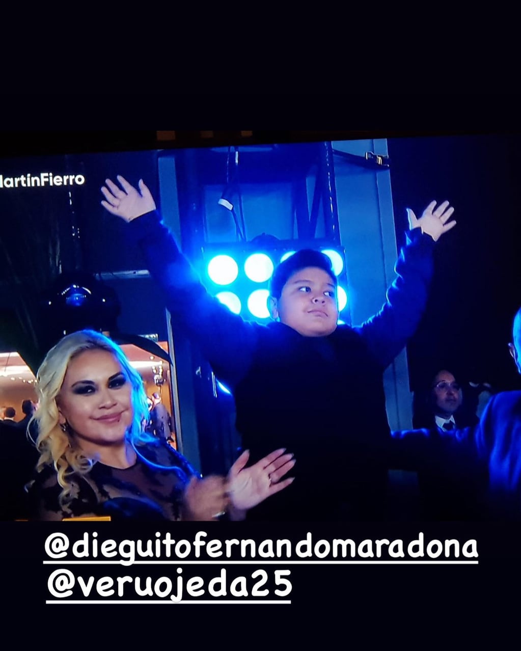 Dieguito Fernando se llevó todas las miradas al imitar a Diego Maradona en el Mundial de Rusia 2018.