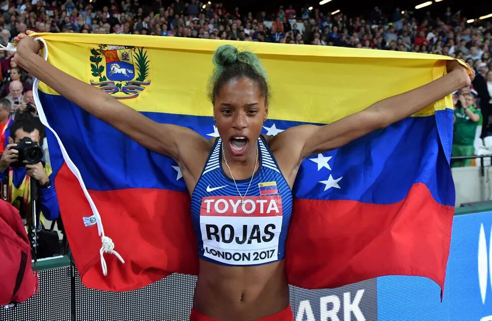 Una venezolana rompió el récord mundial en salto triple en España