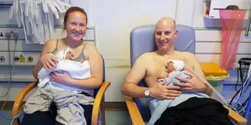 “Gemelos de dos días”: Una mujer tuvo un hijo el jueves y el sábado volvió a dar a luz