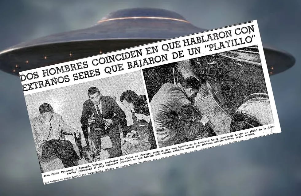 Los mendocinos que dijeron tener un contacto con extraterrestres en Mendoza, en 1968.