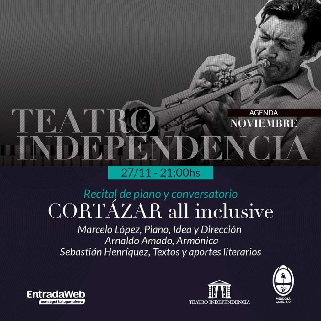 "Cortázar All Inclusive" es el espectáculo que llega al Teatro Independencia con la dirección del músico Marcelo López.