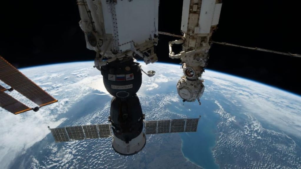 La imagen de Ucrania fue tomada por la Estación Espacial.