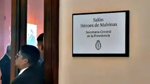 Cambios en Casa Rosada: el Gobierno rebautizó al Salón de los Pueblos Originarios como Héroes de Malvinas