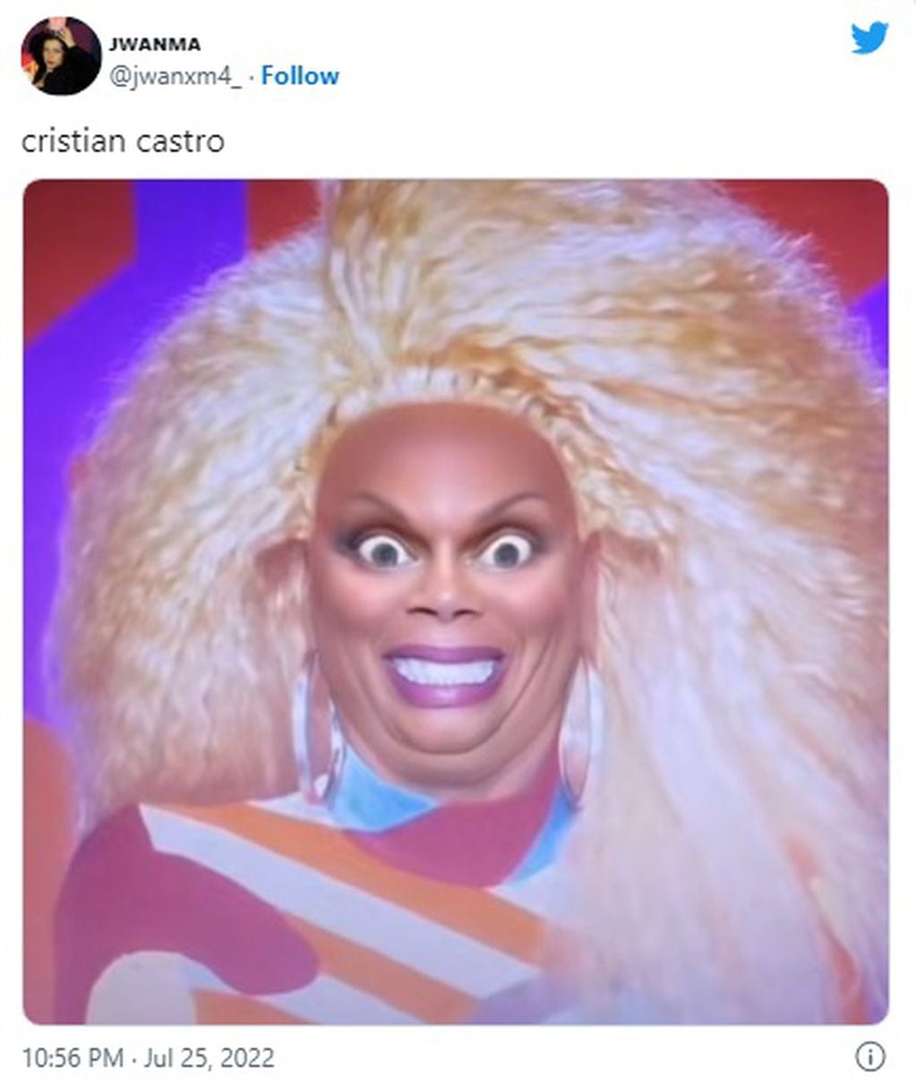 El look de Cristian Castro despertó catarata de memes