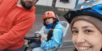 Viajaron en tren desde Buenos Aires, recorrían Mendoza en bici y se las robaron: el video con el que buscan recuperarlas. Foto; Gentileza