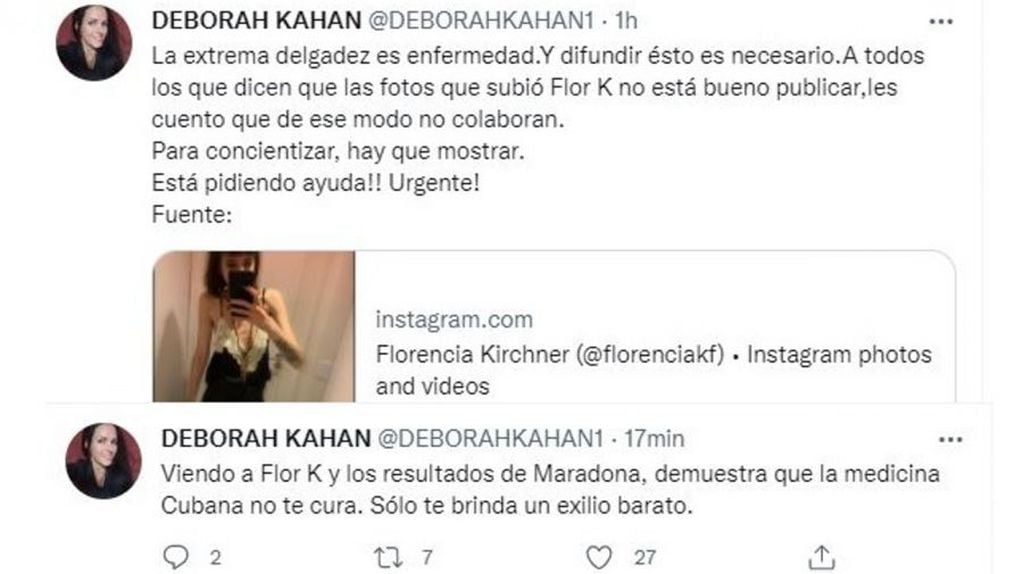 La salud de Florencia Kirchner acaparó todas las miradas en las redes sociales.