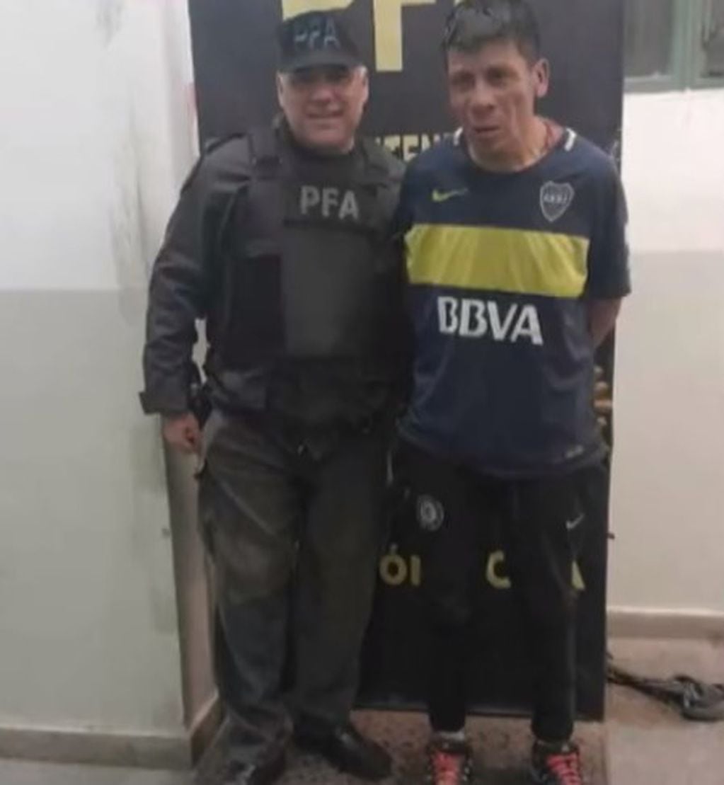El hombre fue detenido por la Policía Federal Argentina. Foto: PFA.