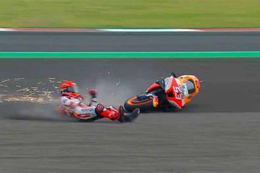 MotoGP: Márquez con problemas de visión tras el accidente de Indonesia
