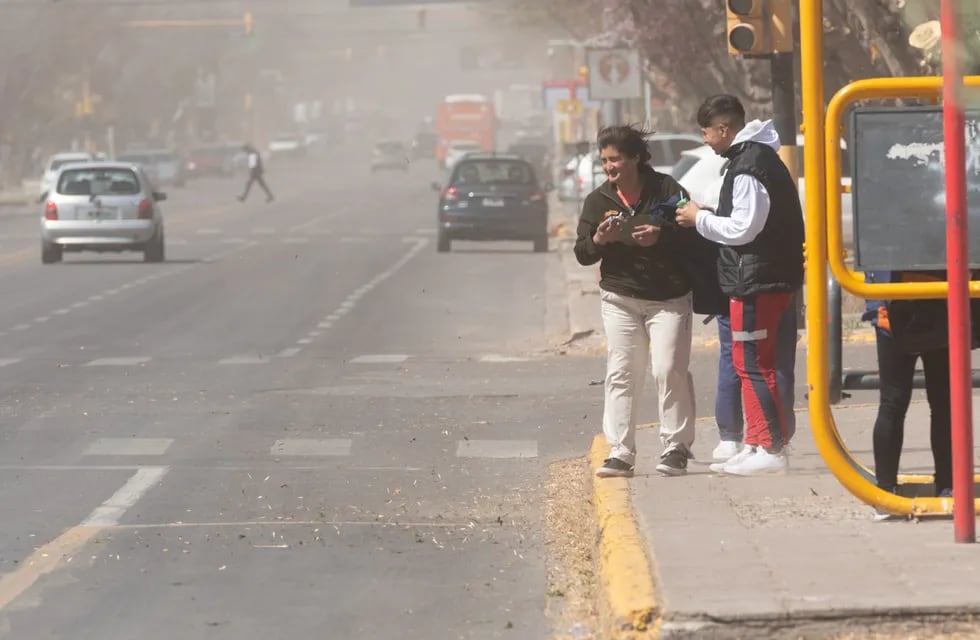 El viento Zonda suele sentirse con mayor frecuencia en San Juan y Mendoza. - Foto: Ignacio Blanco / Los Andes