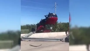 Video: trágico accidente en La Punta, una camioneta volcó y murió una persona