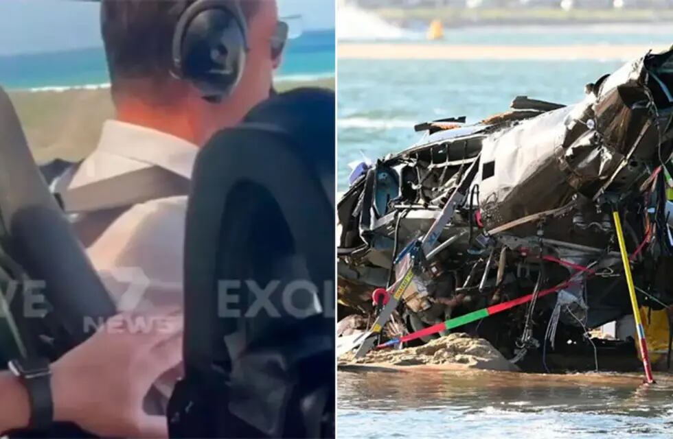 El video inédito del choque entre dos helicópteros que ocurrió en Australia. Foto: Web
