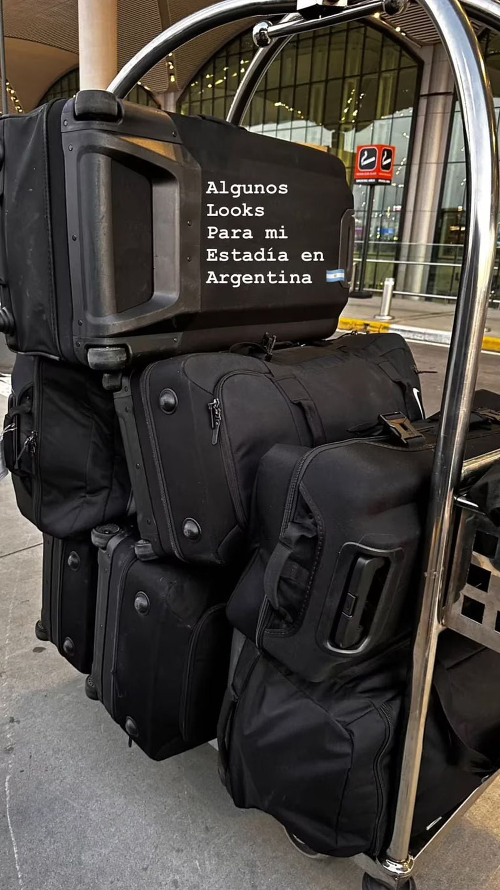 La vuelta de Wanda Nara a Argentina.