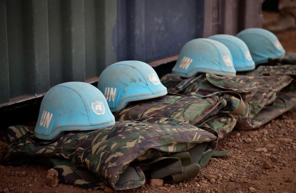Cascos azules gaboneses, fuerzas de mantenimiento de la paz. Gentileza / Tribuna Feminista