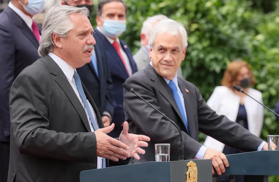 Piñera en una foto de archivo junto a Fernández (Foto Presidencia)
