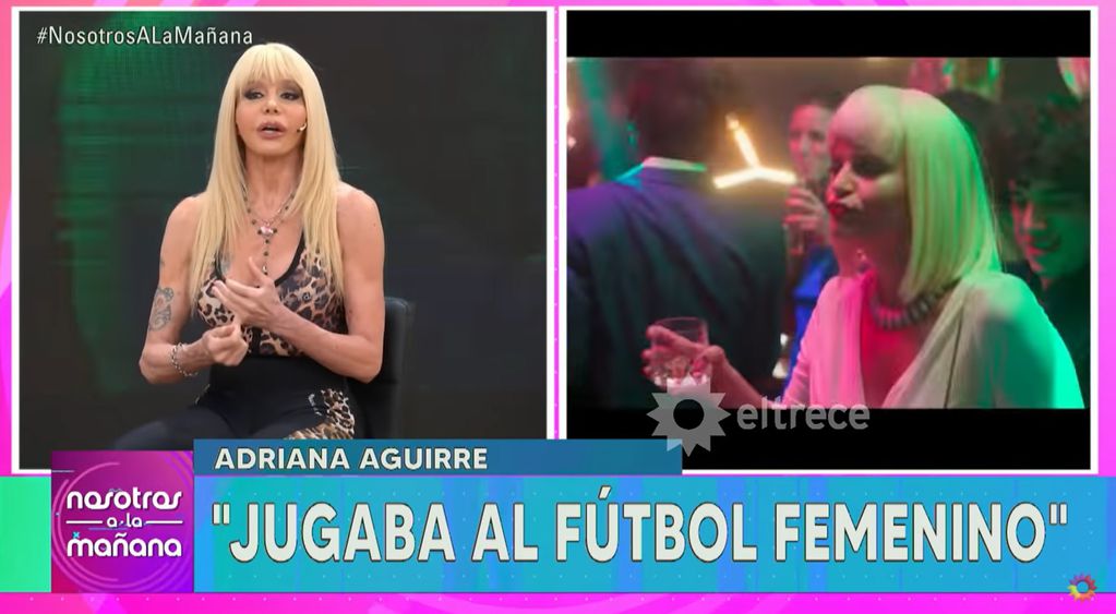 Adriana Aguirre admite que es ella la vedette que sale con Diego Maradona en Sueño Bendito.
