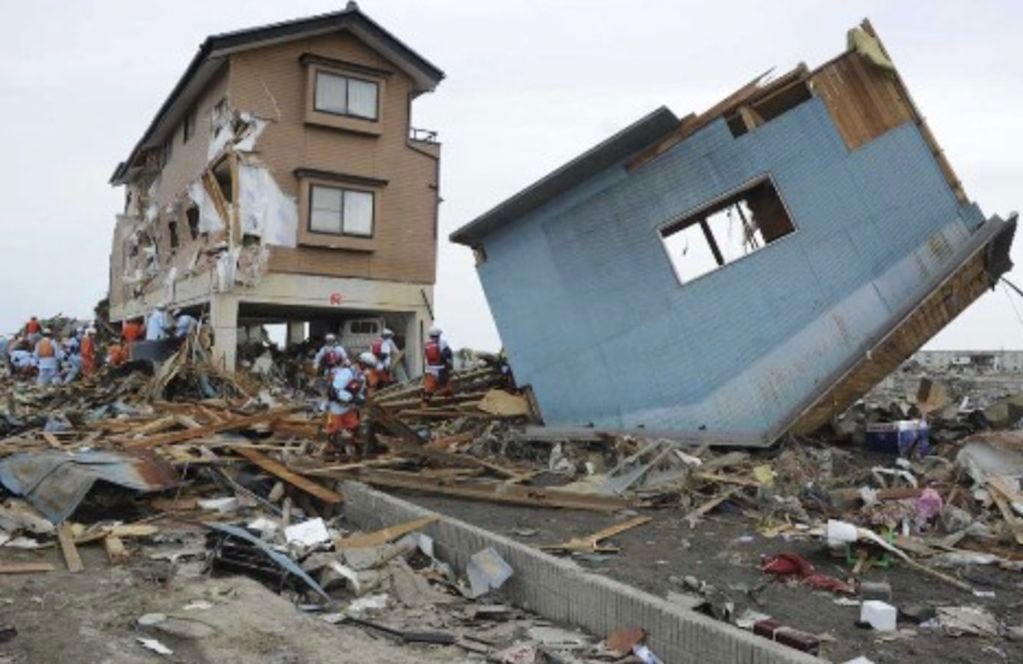 Un fuerte terremoto destruyó parte de Japón en 2011.