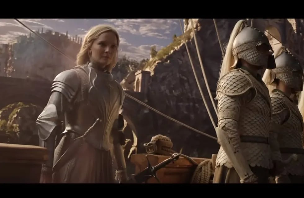 "The Rings of Power" es el nombre de la serie de Amazon (Captura de video).