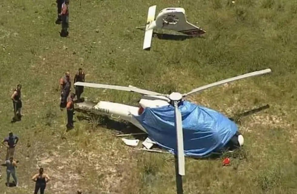 Cayó un helicóptero en Brasil que trasladaba turistas argentinos.