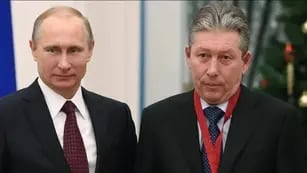 Vladirmi Putin y Ravil Maganov