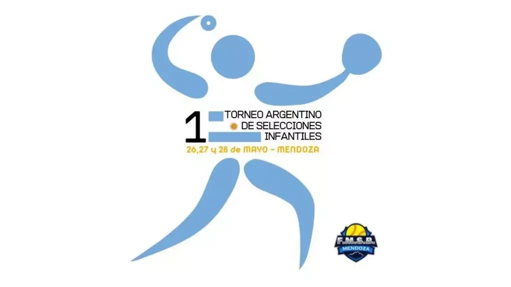 Primer Campeonato Argentino de Softbol Infantil en Mendoza.