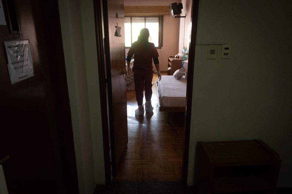 El hotel Torreón ya está recibiendo pacientes con síntomas leves que requieren asistencia médica y respiratoria en todo momento. Ignacio Blanco/