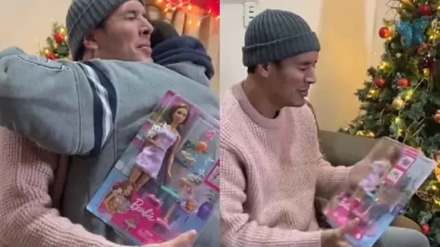 Video: recibió un regalo que siempre había soñado en navidad y se volvió viral