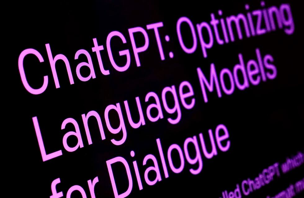 Texto de la página ChatGPT del sitio web OpenAI, Nueva York, 2 de febrero de 2023. (AP Foto/Richard Drew, Archivo)