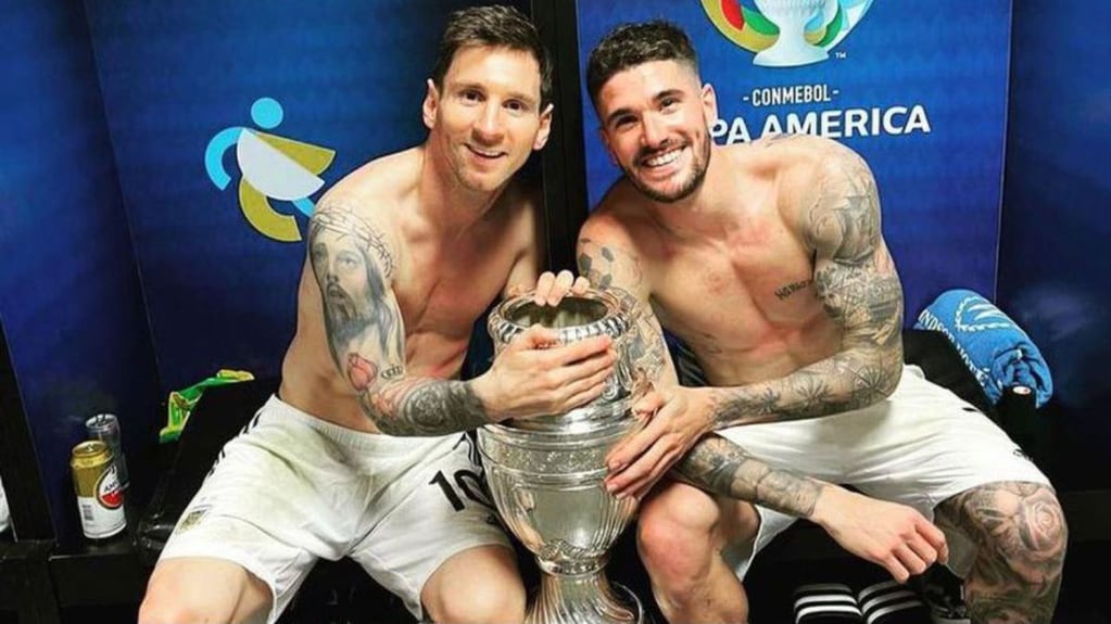 Rodrigo De Paul, Lionel Messi y la Copa América. 