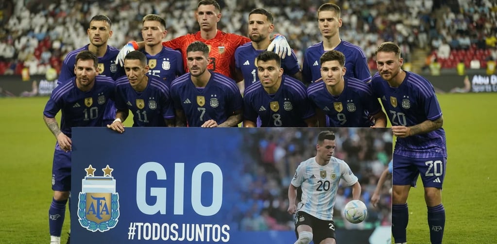 El emotivo homenaje de la Selección Argentina a Lo Celso, tras perderse el Mundial de Qatar 2022.