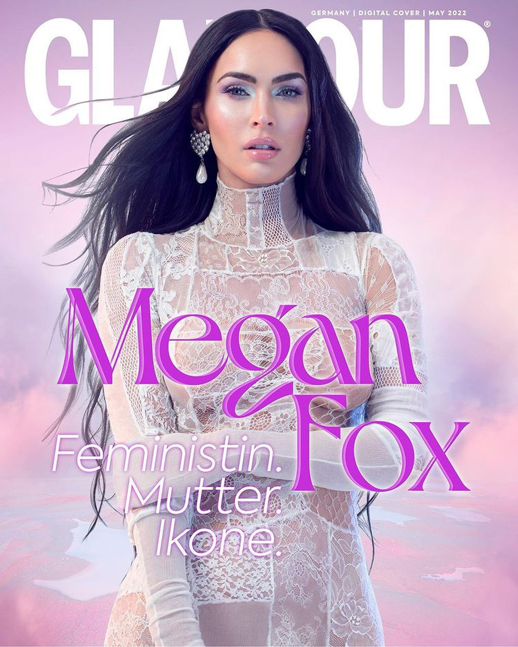 Megan Fox, portada de la revista Glamour.
